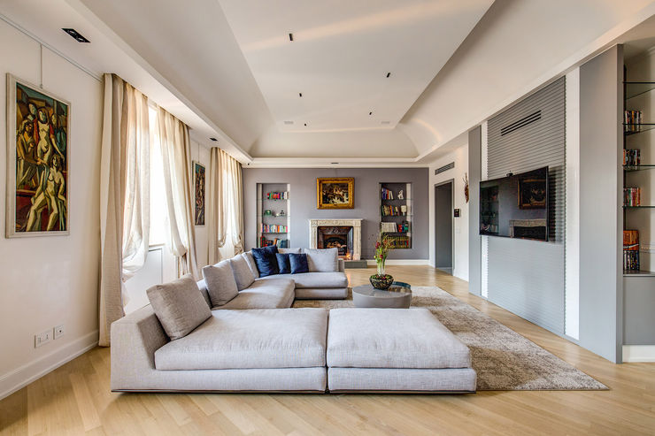 GERMANICO MOB ARCHITECTS Soggiorno moderno
