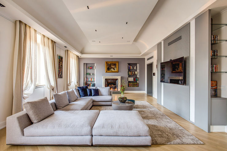 GERMANICO MOB ARCHITECTS Soggiorno moderno