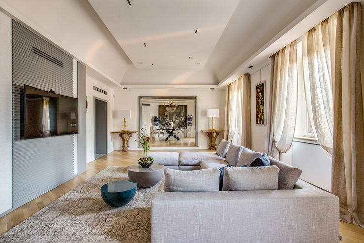 GERMANICO MOB ARCHITECTS Soggiorno moderno