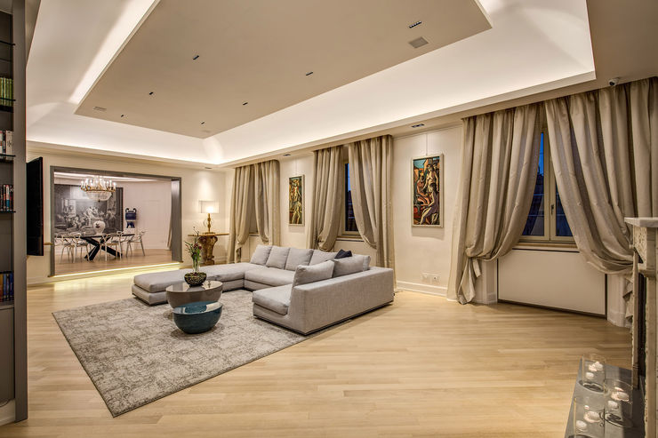 GERMANICO MOB ARCHITECTS Soggiorno moderno