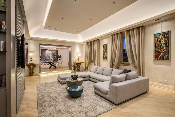 GERMANICO MOB ARCHITECTS Soggiorno moderno