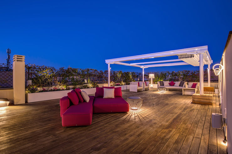 GERMANICO MOB ARCHITECTS Balcone, Veranda & Terrazza in stile moderno