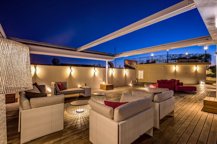 GERMANICO MOB ARCHITECTS Balcone, Veranda & Terrazza in stile moderno