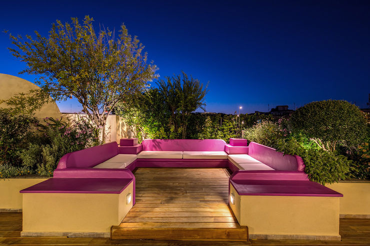 GERMANICO MOB ARCHITECTS Balcone, Veranda & Terrazza in stile moderno
