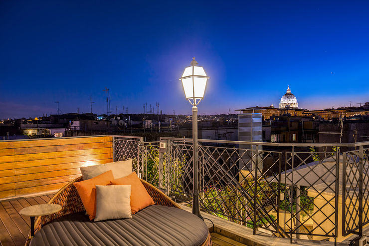 GERMANICO MOB ARCHITECTS Balcone, Veranda & Terrazza in stile moderno