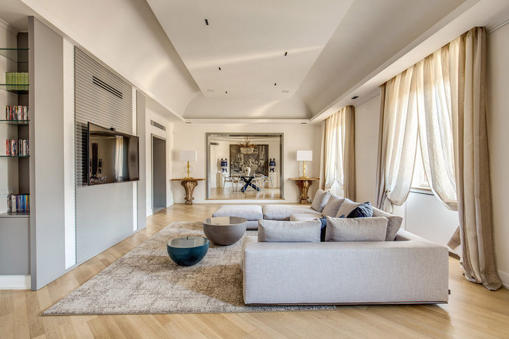 GERMANICO MOB ARCHITECTS Soggiorno moderno
