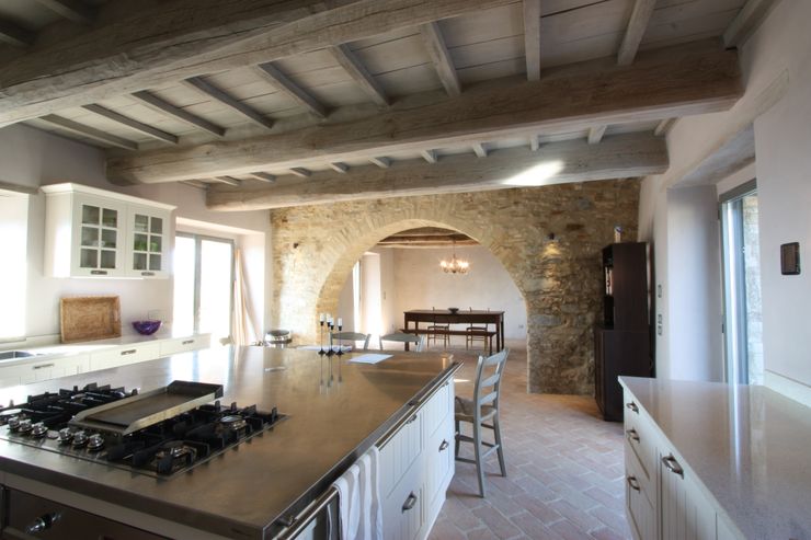 marco carlini architetto Country style kitchen