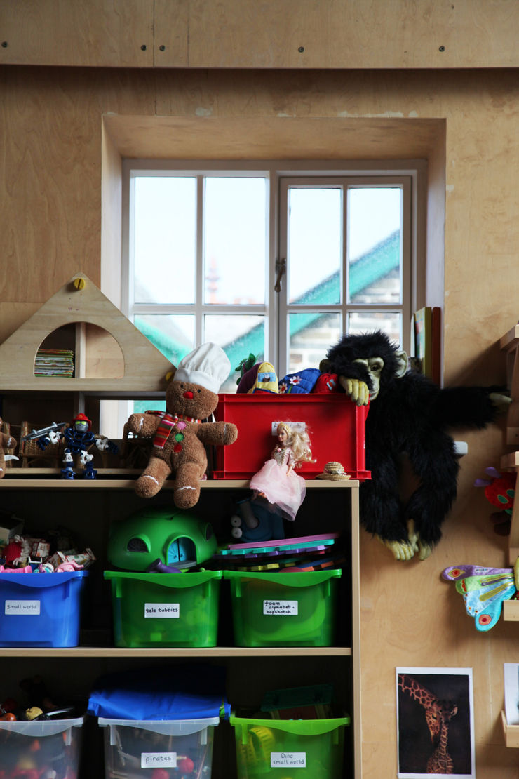 Boscastle Pre-school toys playroom Innes Architects Modern schools Wood