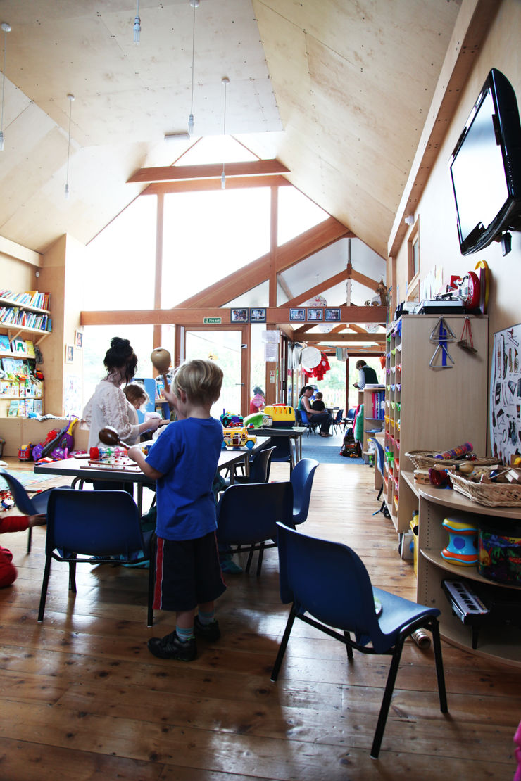 Boscastle Pre-school Innes Architects Modern schools Wood Brown