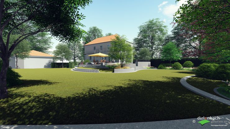 Gesamtdarstellung der Gartenveränderungen dirlenbach - garten mit stil