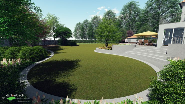 Raumbildung, in jedem Garten ein Thema dirlenbach - garten mit stil