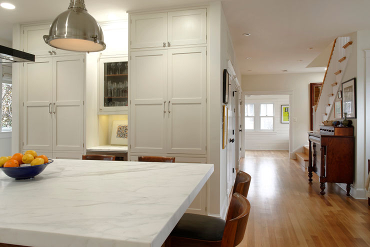 Stylish First-Floor Bungalow Renovation in Arlington, VA BOWA - Design Build Experts Kitchen