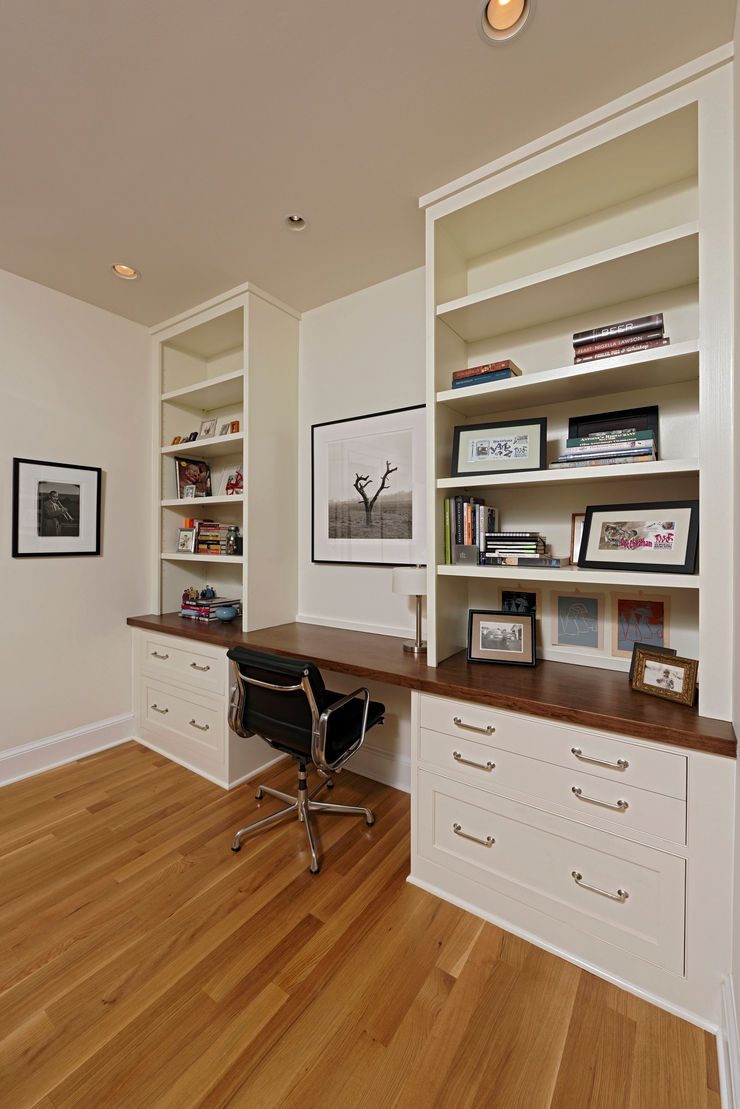 Stylish First-Floor Bungalow Renovation in Arlington, VA BOWA - Design Build Experts Study/office