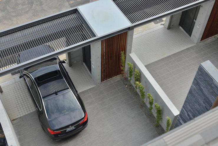 15 款風格各異的車庫與停車棚設計 Homify