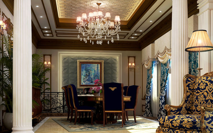 Villa Mrs. Nabila Rêny Eclectic style dining room