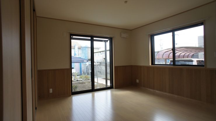 SK邸 マルモコハウス Moderne Wohnzimmer