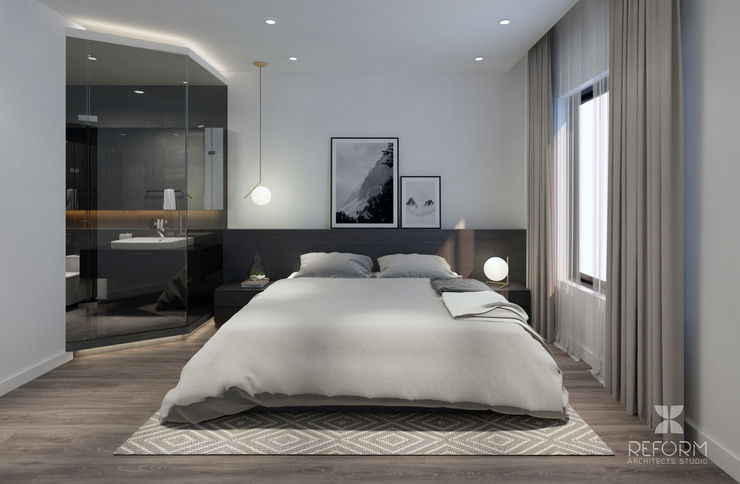 Reform Architects Modern Bedroom Brown