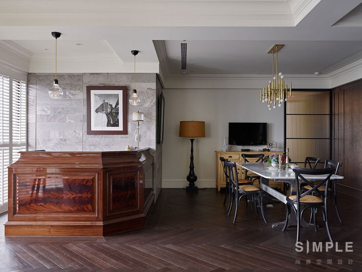 尚展空間設計 Colonial style dining room