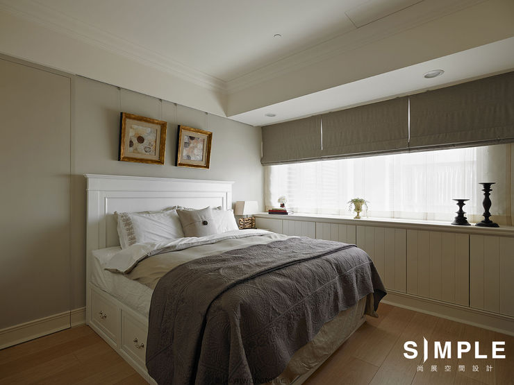 尚展空間設計 Classic style bedroom Beige
