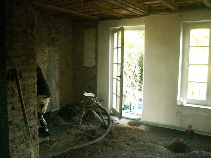 Bauphase Einfamilienhaus schüller.innenarchitektur