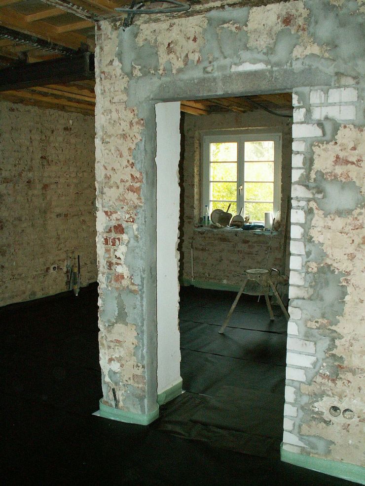 Bauphase Einfamilienhaus schüller.innenarchitektur