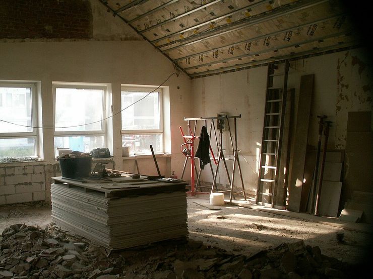 Bauphase Waschhaus schüller.innenarchitektur