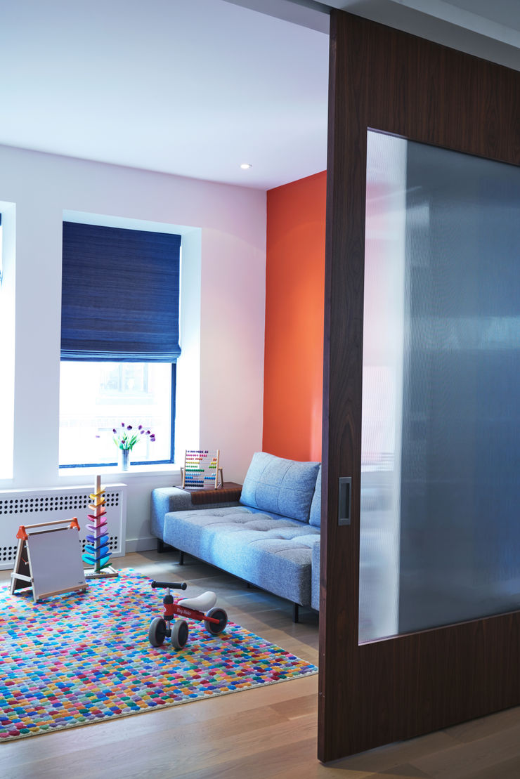 Tribeca Apartment Sarah Jefferys Design Modern Kid's Room