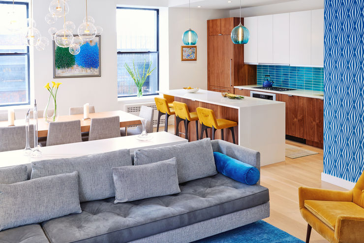 Tribeca Apartment Sarah Jefferys Design Modern Living Room