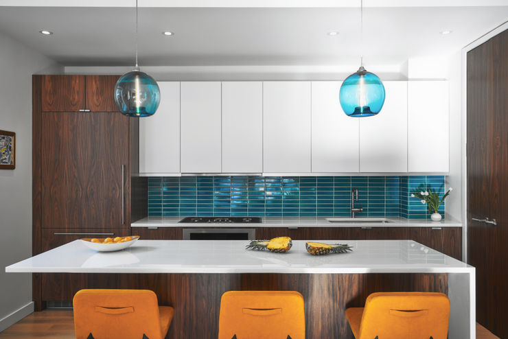 Tribeca Apartment Sarah Jefferys Design Modern Kitchen