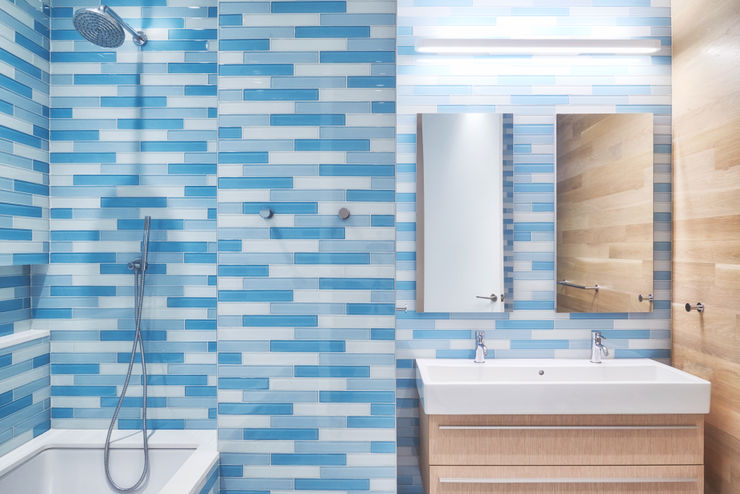 Tribeca Apartment Sarah Jefferys Design Modern Bathroom