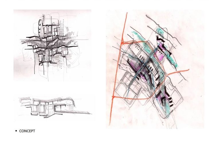 Ville de l'education et de la culture atelier architettura Scuole in stile rustico