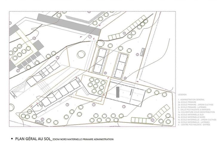 Ville de l'education et de la culture atelier architettura Scuole in stile rustico
