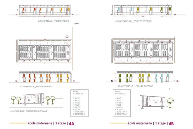 Ville de l'education et de la culture atelier architettura Scuole in stile rustico