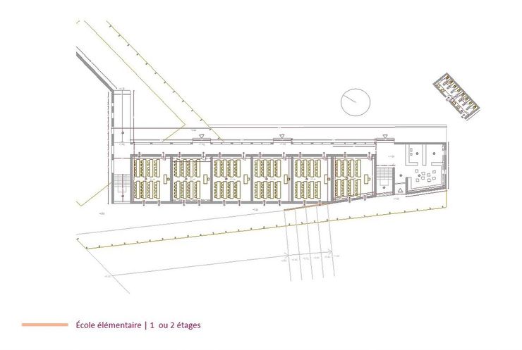 Ville de l'education et de la culture atelier architettura Scuole in stile rustico