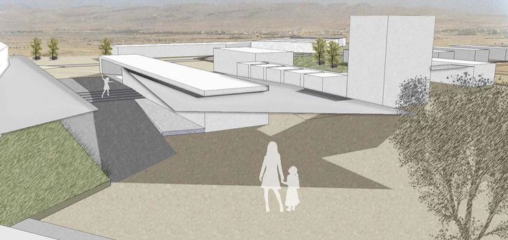 Ville de l'education et de la culture atelier architettura Scuole in stile rustico