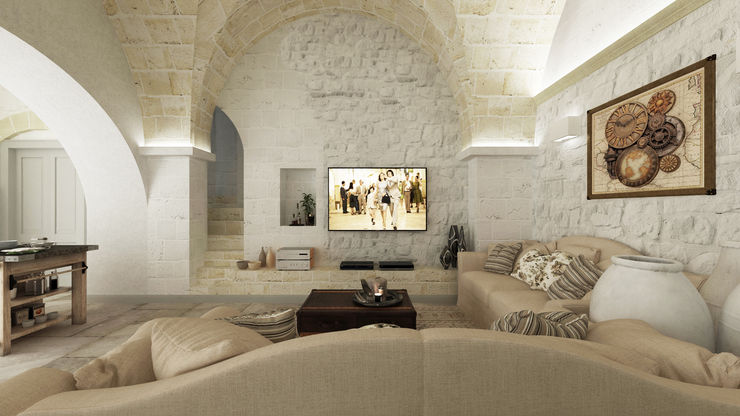 أفكار متعددة لتصميم غرفة معيشة ريفية homify أفكار متعددة لتصميم غرفة معيشة ريفية homify