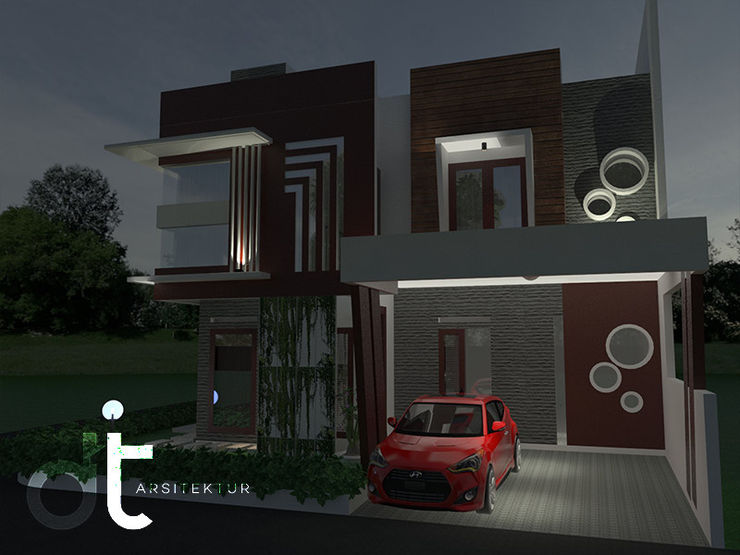 CLUSTER DISCOVERY FLAMINE BINTARO JAYA Rumah Desain Tropis