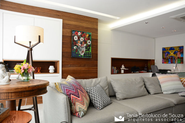 Sala de Estar Tania Bertolucci de Souza | Arquitetos Associados Salas de estar modernas