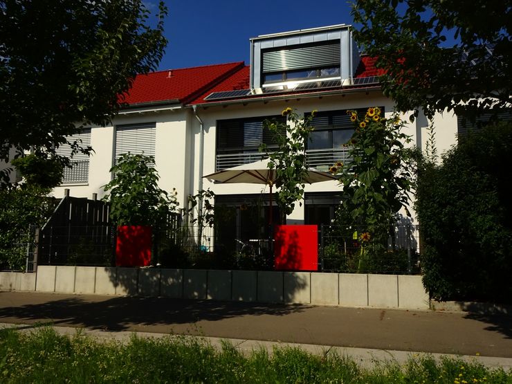 Galerie Einfamilienhäuser Passivhäuser Junker Architekten Passivhaus Beton Weiß