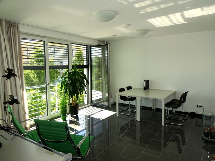 Galerie Einfamilienhäuser Passivhäuser Junker Architekten Moderne Arbeitszimmer Weiß