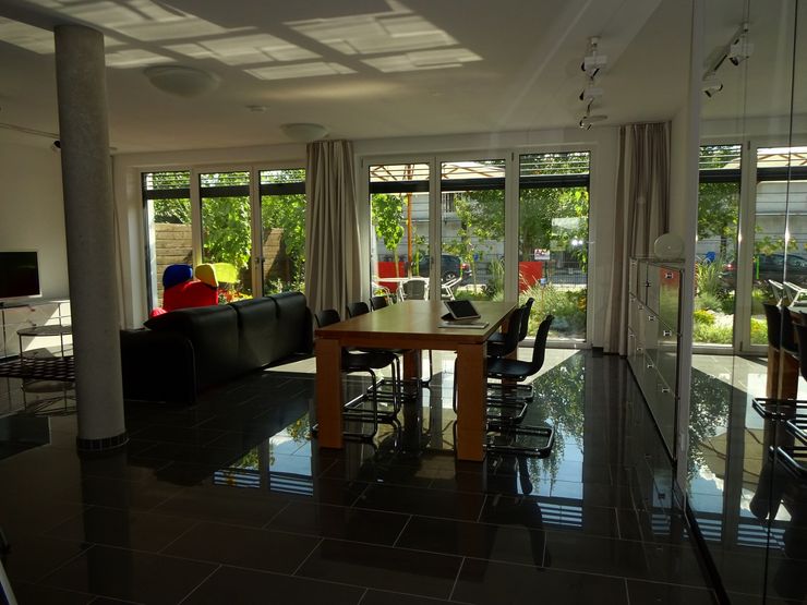 Galerie Einfamilienhäuser Passivhäuser Junker Architekten Moderne Wohnzimmer Weiß
