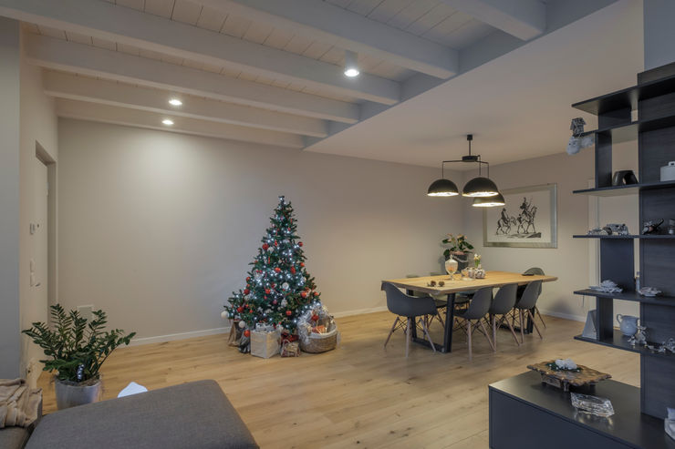 VILLE COLOMBERA – FINITURE ed INTERIOR DESIGN, Contemporaneo/Moderno 2.0 2P COSTRUZIONI srl Soggiorno moderno