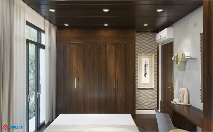 Công ty TNHH TK XD Song Phát BedroomDressing tables Wood Grey