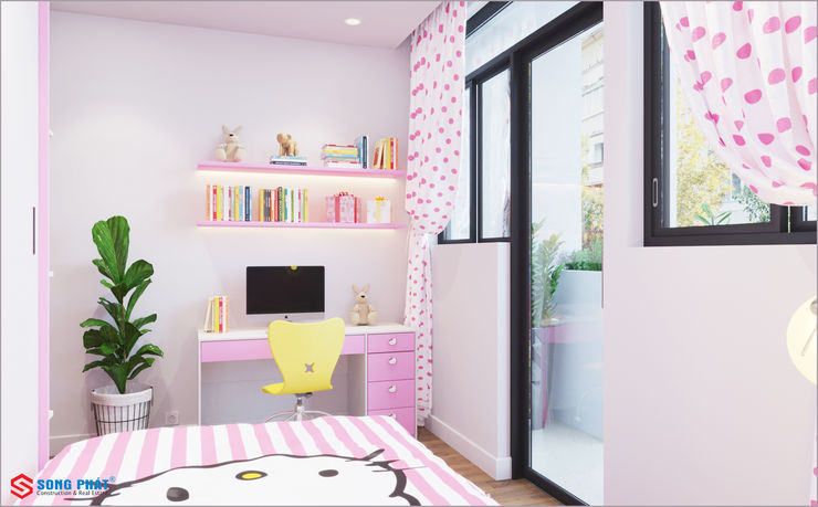 Công ty TNHH TK XD Song Phát KitchenTables & chairs Wood-Plastic Composite Pink