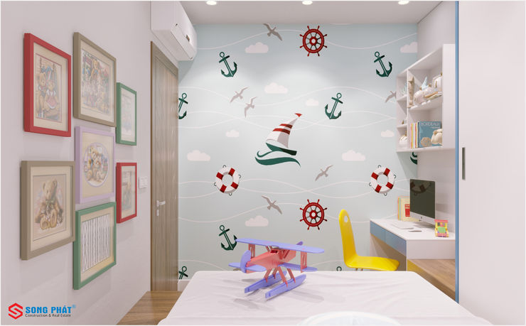Công ty TNHH TK XD Song Phát Walls & flooringWall tattoos Paper White