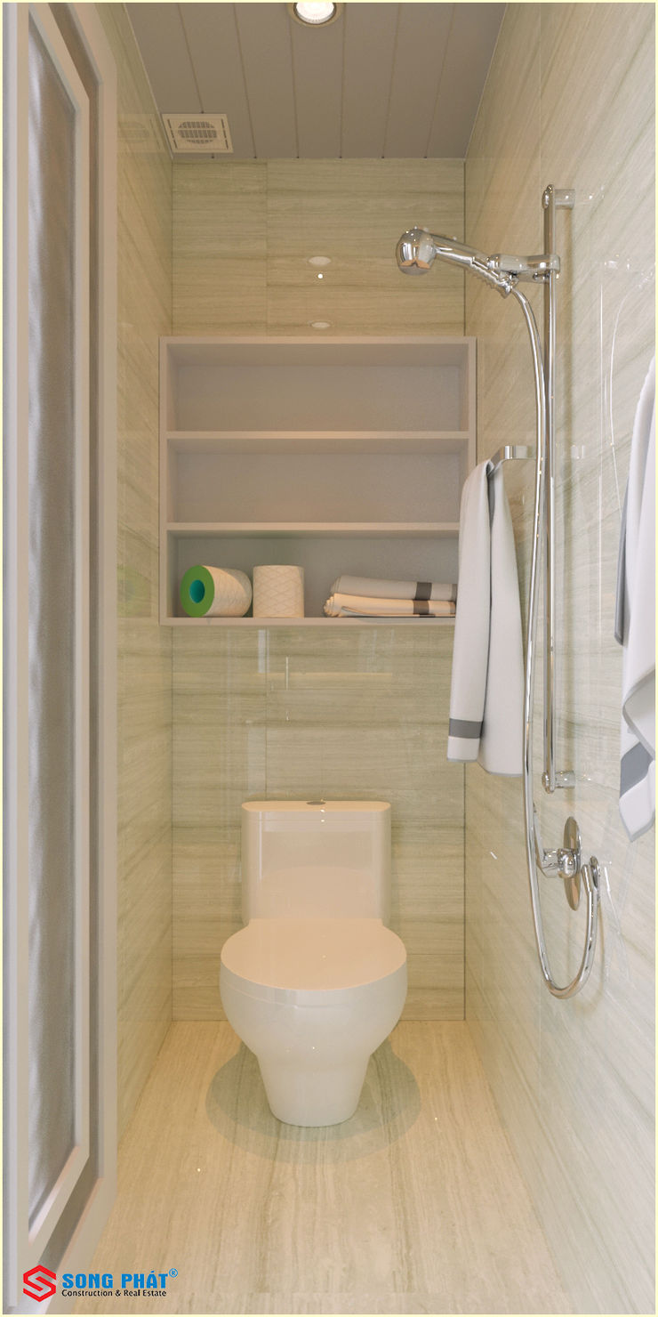Công ty TNHH TK XD Song Phát BathroomToilets Tiles White