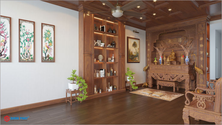 Công ty TNHH TK XD Song Phát Interior landscaping Wood Grey