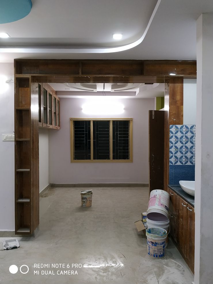 Madurawada work Mm interors Modern style bedroom