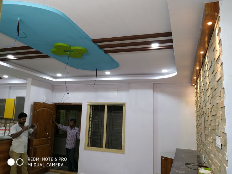 Madurawada work Mm interors Modern style bedroom