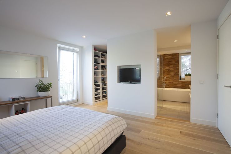 テレビのあるベッドルームのインテリア９つ Homify